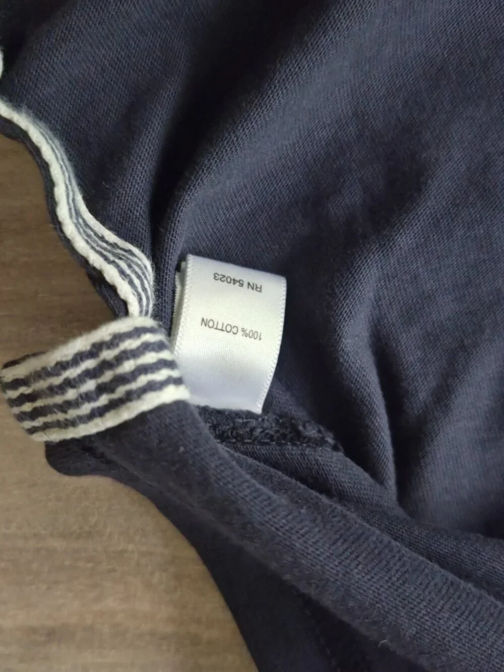 Banana Republic Polo Shirt Mens XL Blue Stripe Luxury Touch Cotton Knit